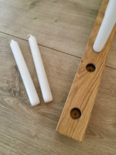 Laden Sie das Bild in den Galerie-Viewer, Adventsleuchter aus Eichenholz