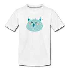 Laden Sie das Bild in den Galerie-Viewer, Kinder Premium Bio T-Shirt Little Monster - Weiß