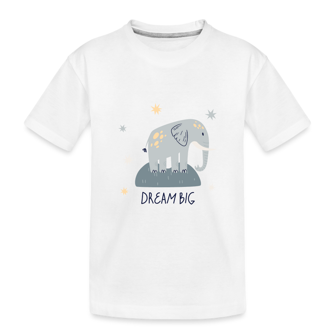 Kinder Premium Bio T-Shirt - weiß