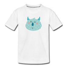 Laden Sie das Bild in den Galerie-Viewer, Kinder Premium Bio T-Shirt Little Monster - Weiß
